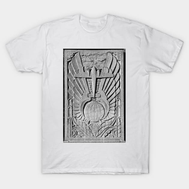 Deco Aviation Panel T-Shirt by Rob Johnson Photography